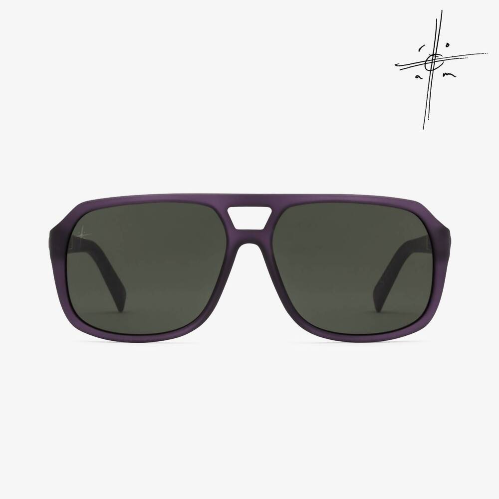 NEW ELECTRIC LABEL men's dude jason momoa polarized sunglasses in unity purple/